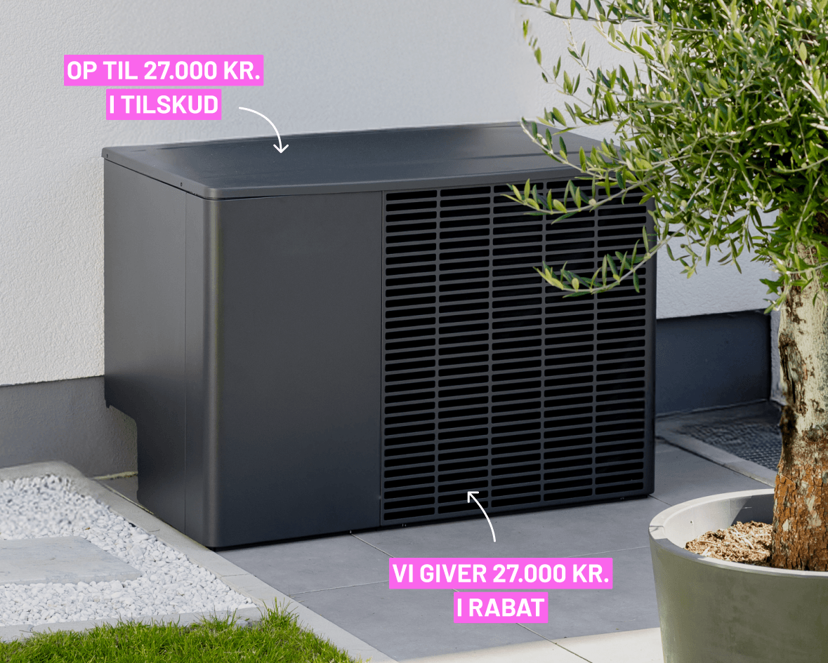 Hus med solceller på taget