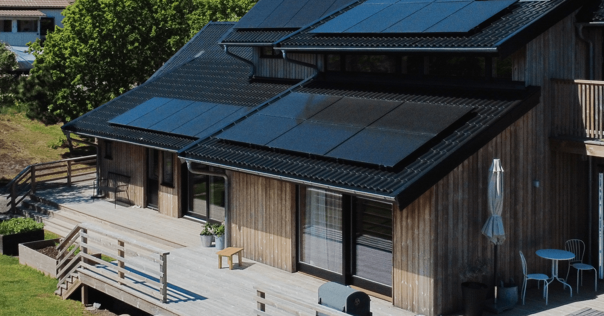 Sommerhus med solceller